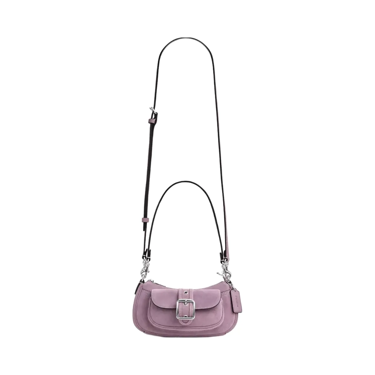 Coach Ashton Mini Shoulder Bag in Silver Light Violet