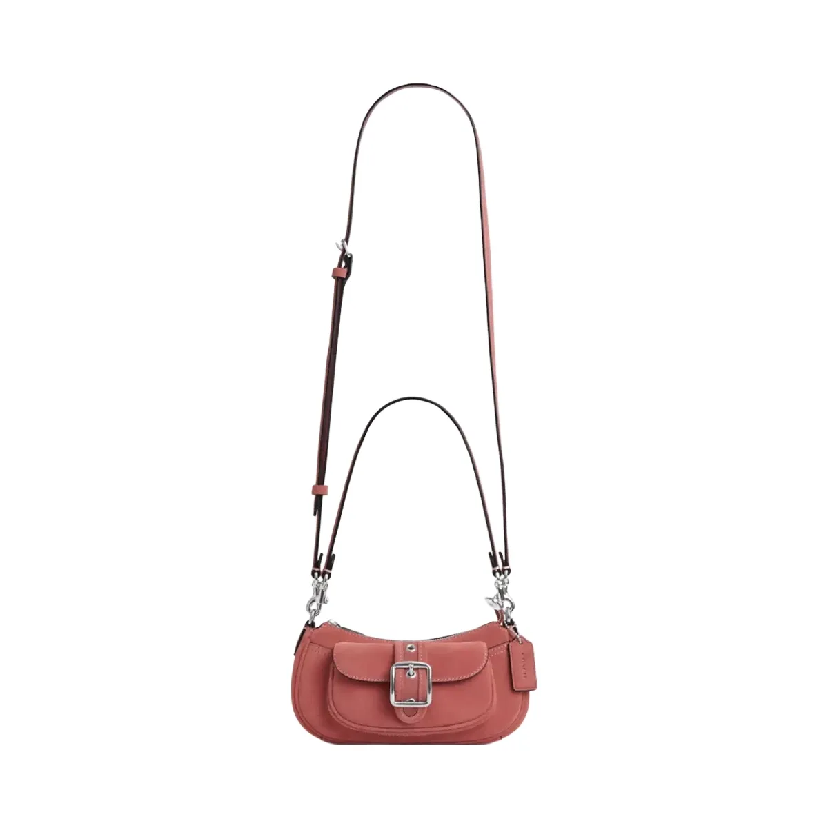 Coach Ashton Mini Shoulder Bag in Silver Pink