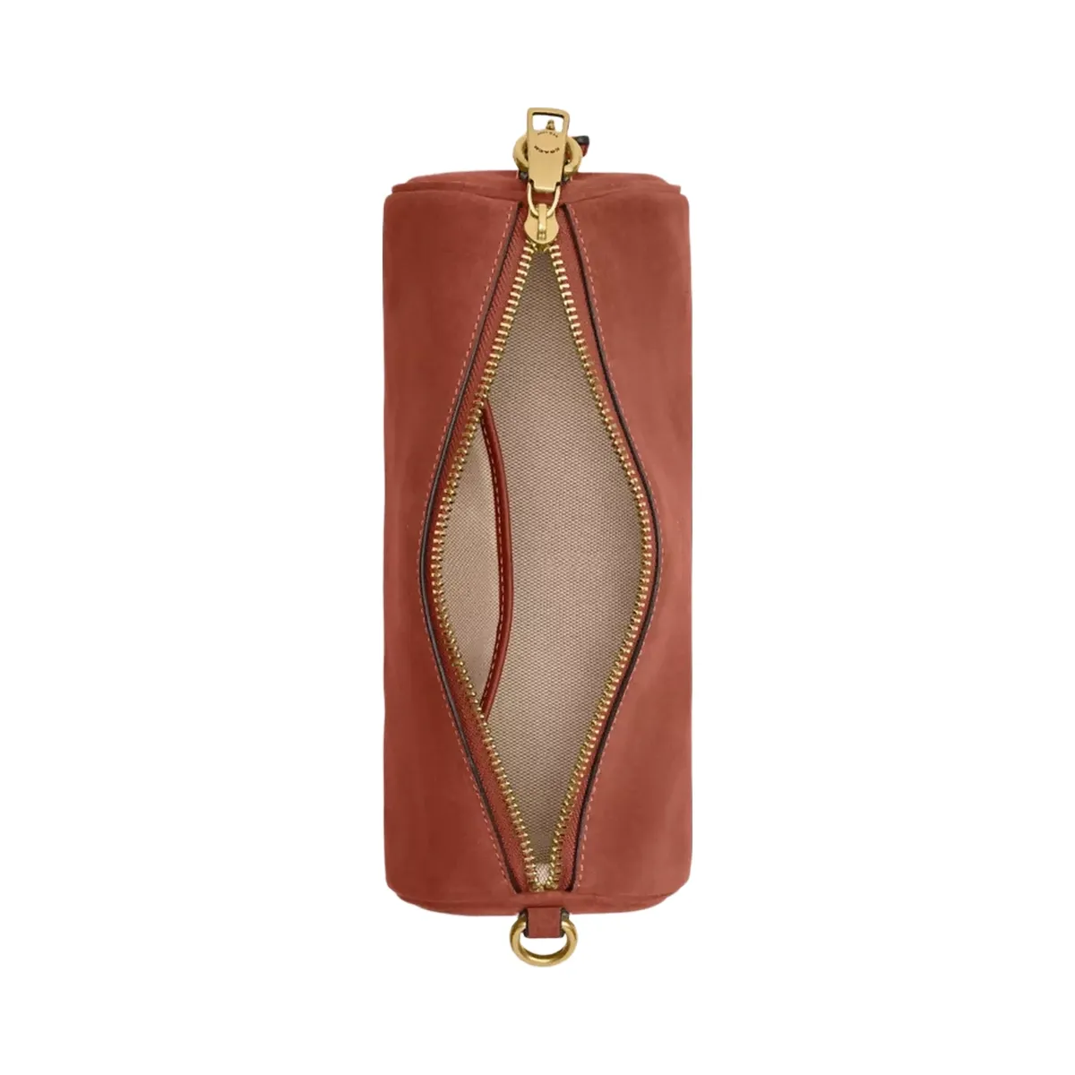 Coach Barrel Bag in Brass Clay
