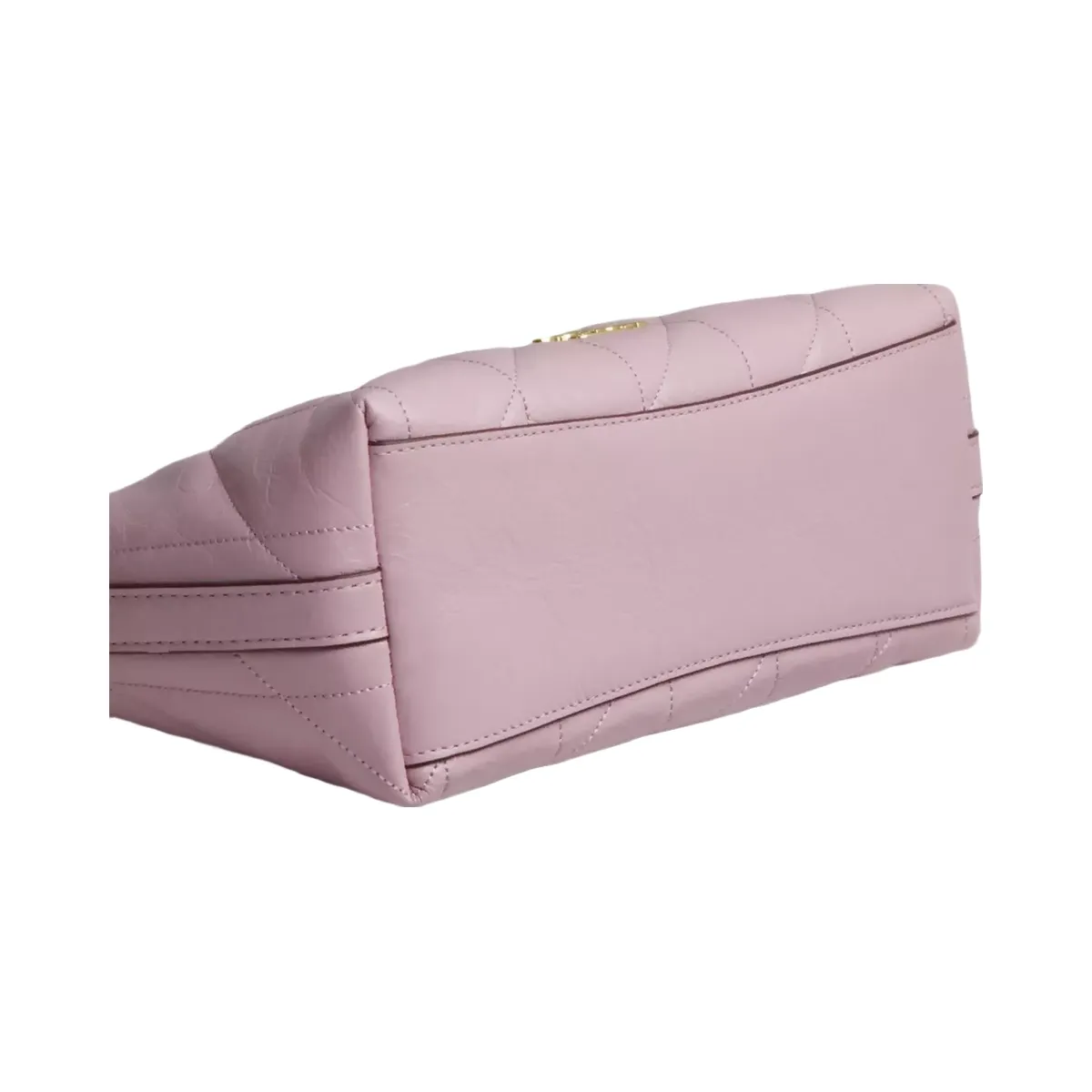 Coach Caitlin Shoulder Bag With Quilting in Gold Carnation