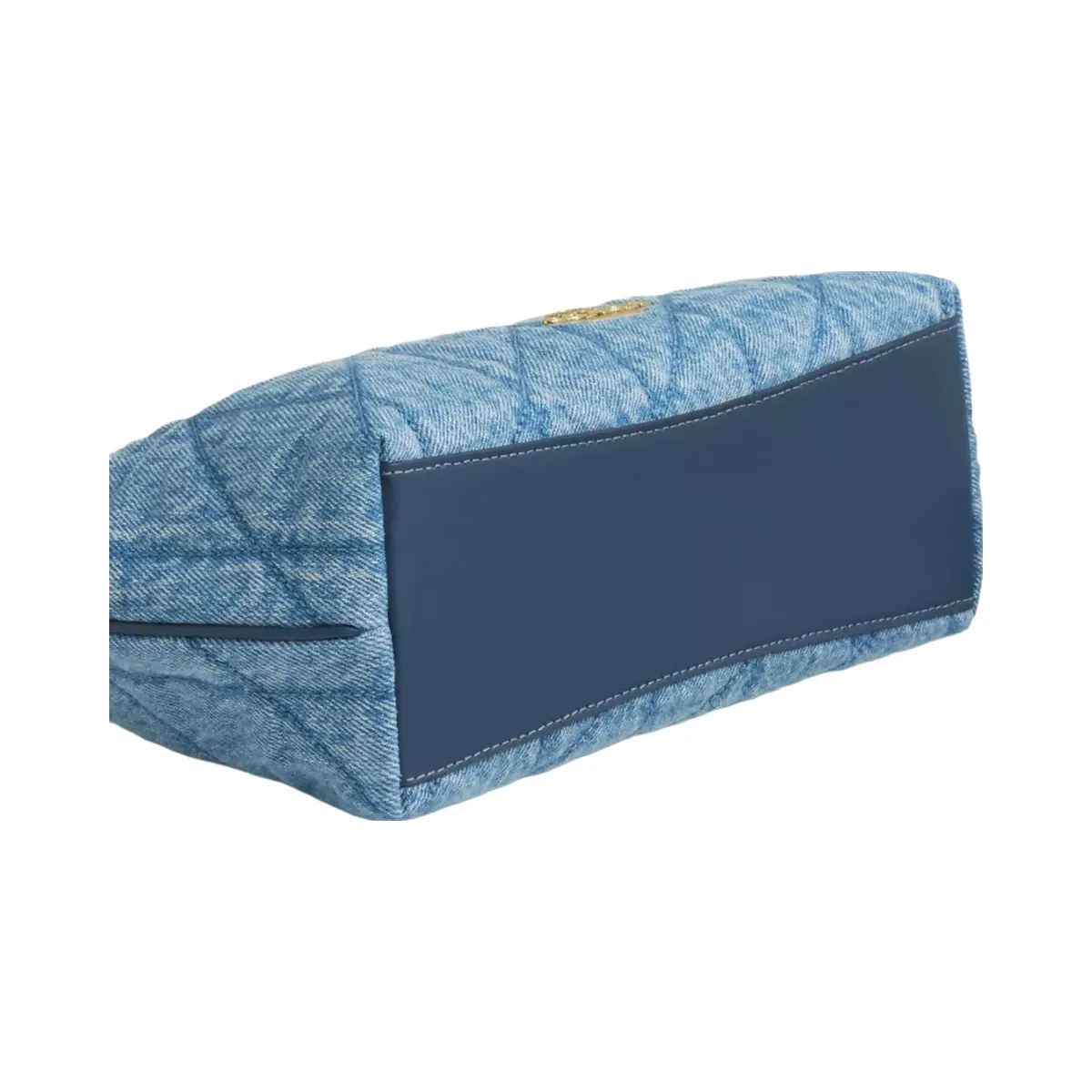 Coach Caitlin Shoulder Bag With Quilting in Gold Indigo