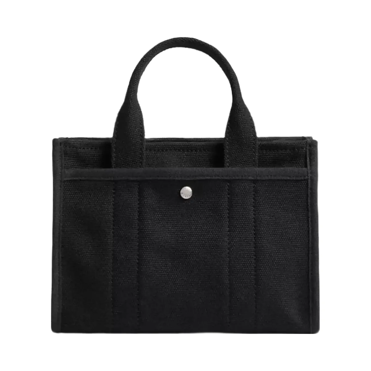 Coach Cargo Tote Bag 20 in Silver Black