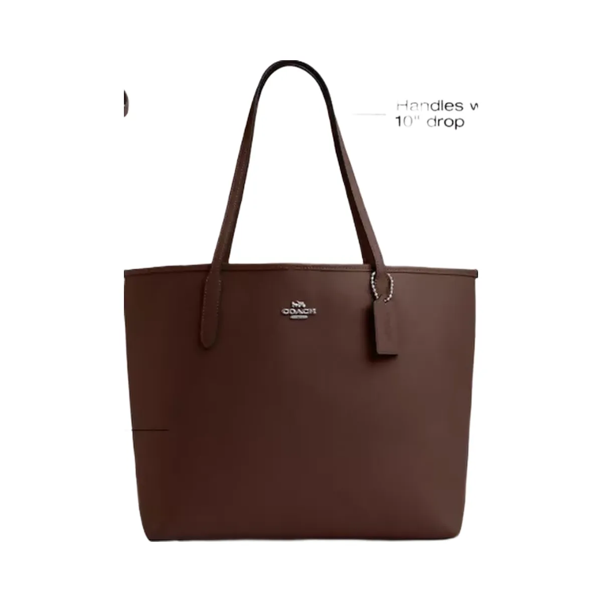 Coach City Tote Bag in Silver Maple