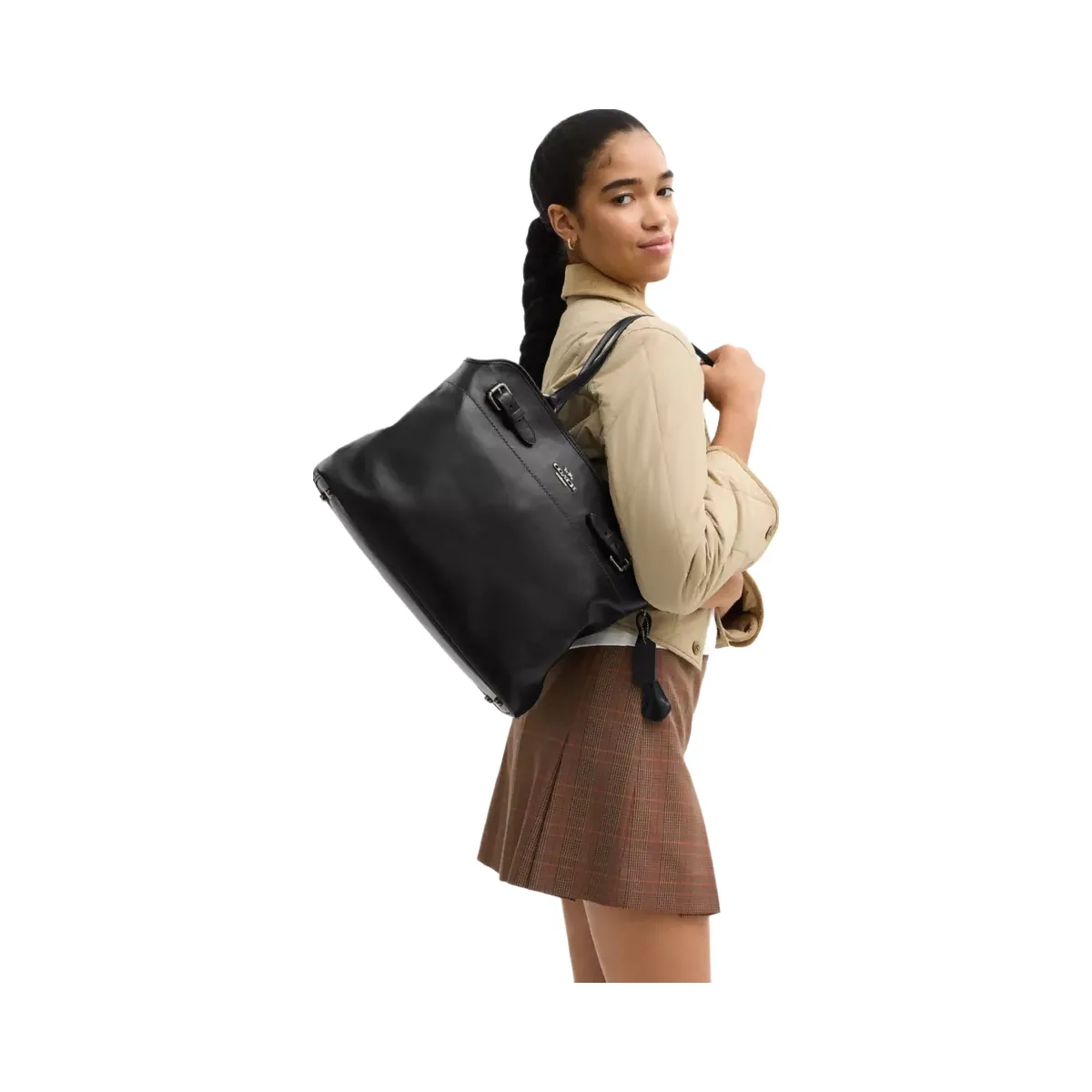 Coach Easton Tote Bag in Gunmetal Black