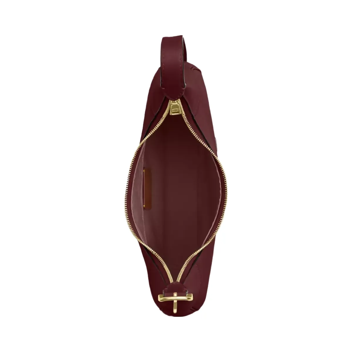 Coach Ella Shoulder Bag in Gold Maroon