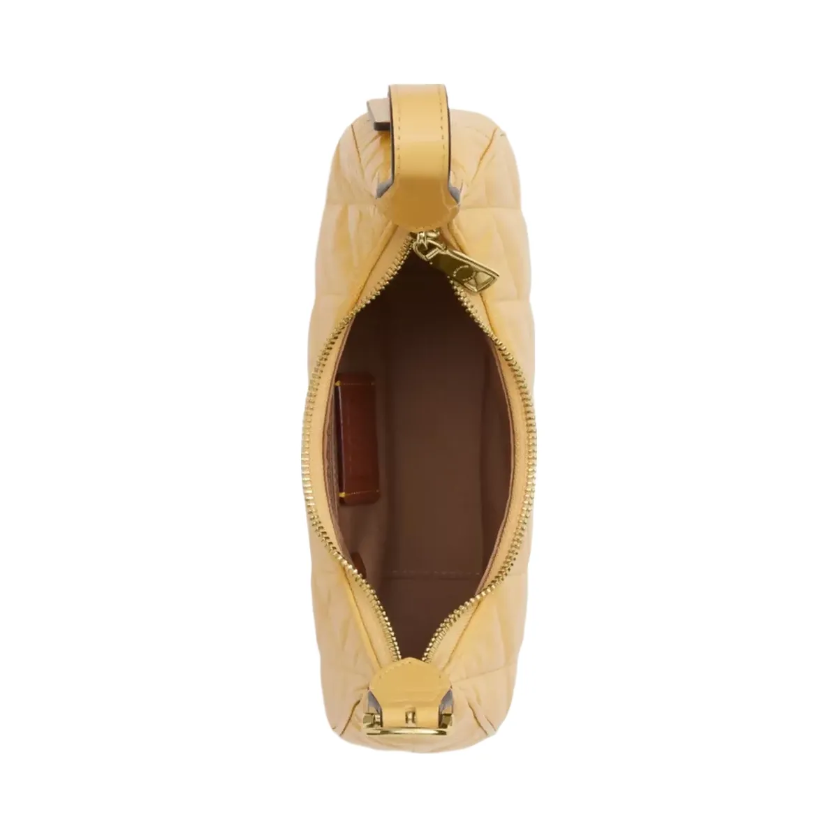 Coach Emily Shoulder Bag With Quilting in Gold Soft Yellow