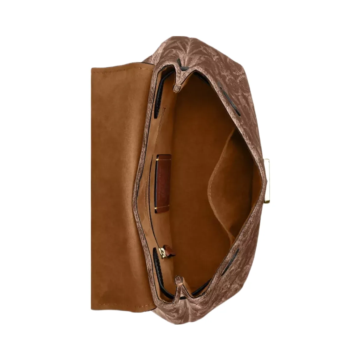 Coach Emory Top Handle Bag In Signature Chenille in Gold Light Khaki Vintage Brown