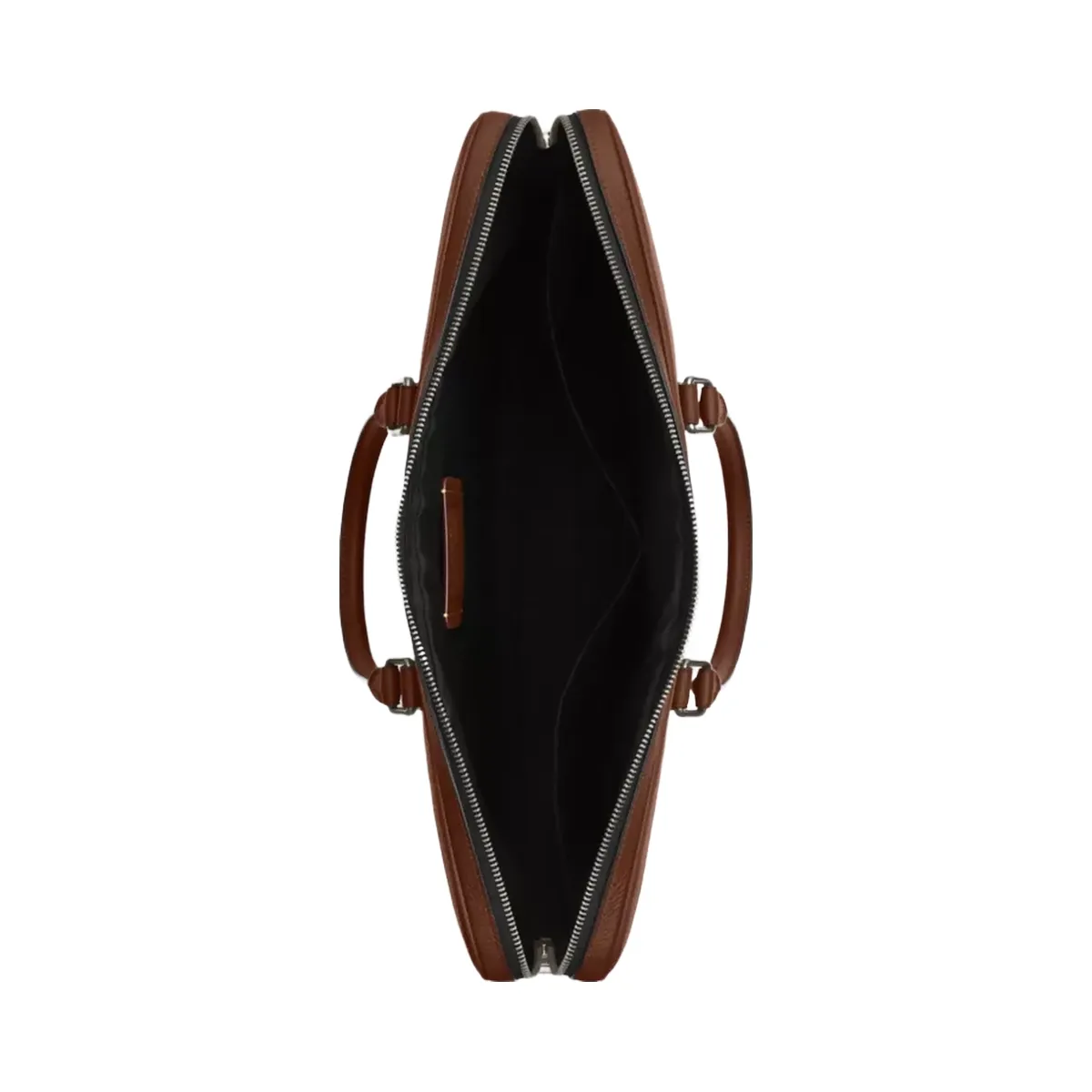 Coach Ethan Large Brief in Gunmetal Saddle