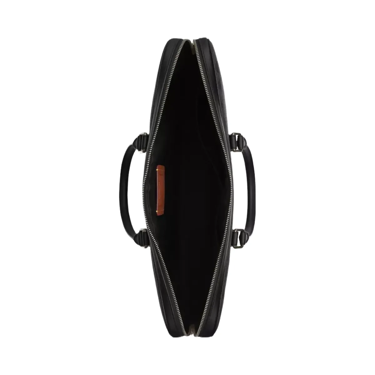 Coach Ethan Large Brief In Signature Canvas in Gunmetal Charcoal Black