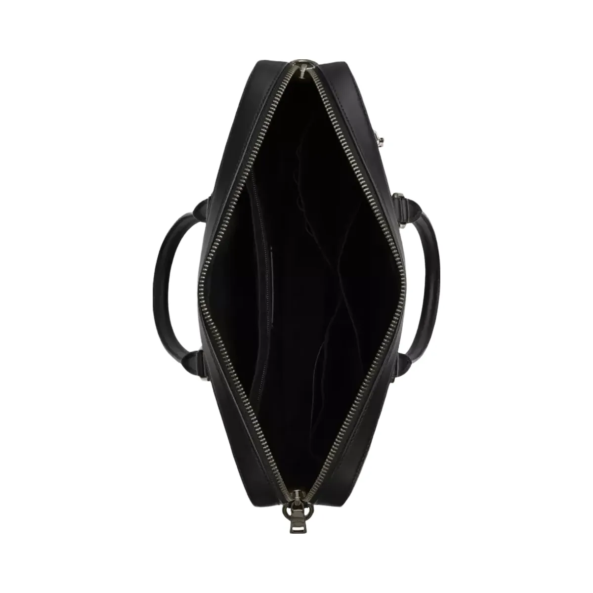 Coach Ethan Slim Brief In Signature Canvas in Gunmetal Charcoal Black