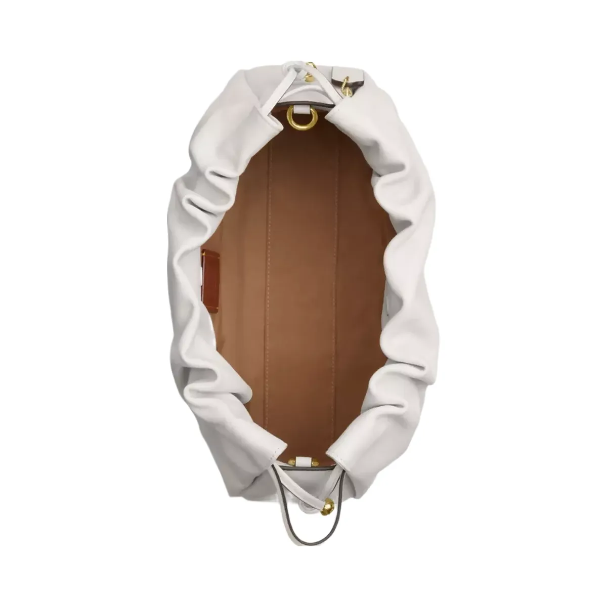 Coach Faye Large Shoulder Bag in Gold Chalk