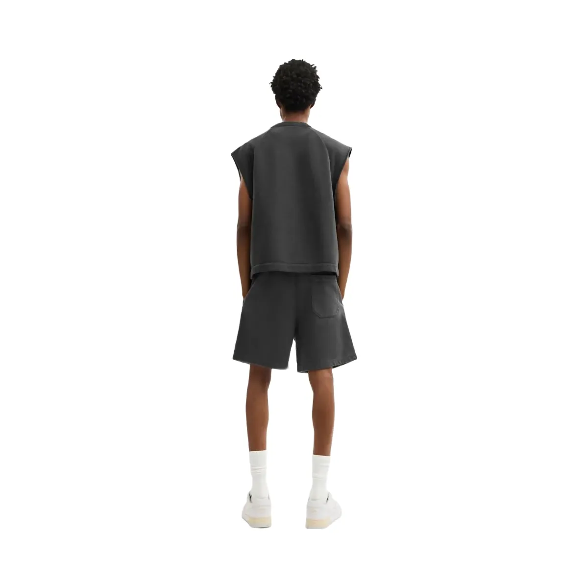 Coach Garment Dyed Pull On Shorts Black