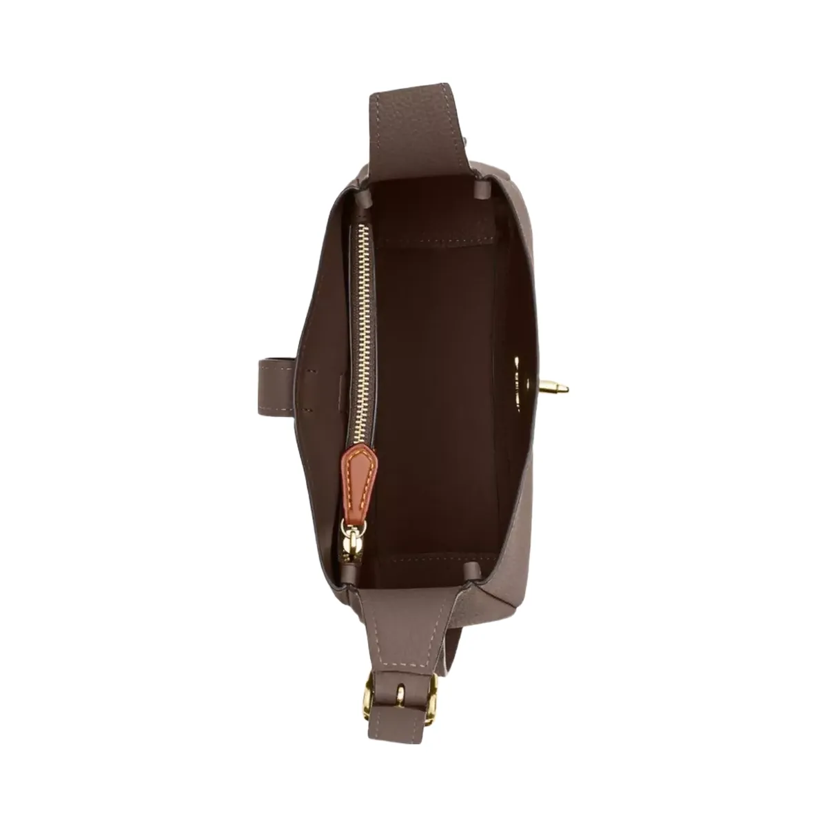 Coach Hadley Mini Crossbody Bag in Gold Dark Stone