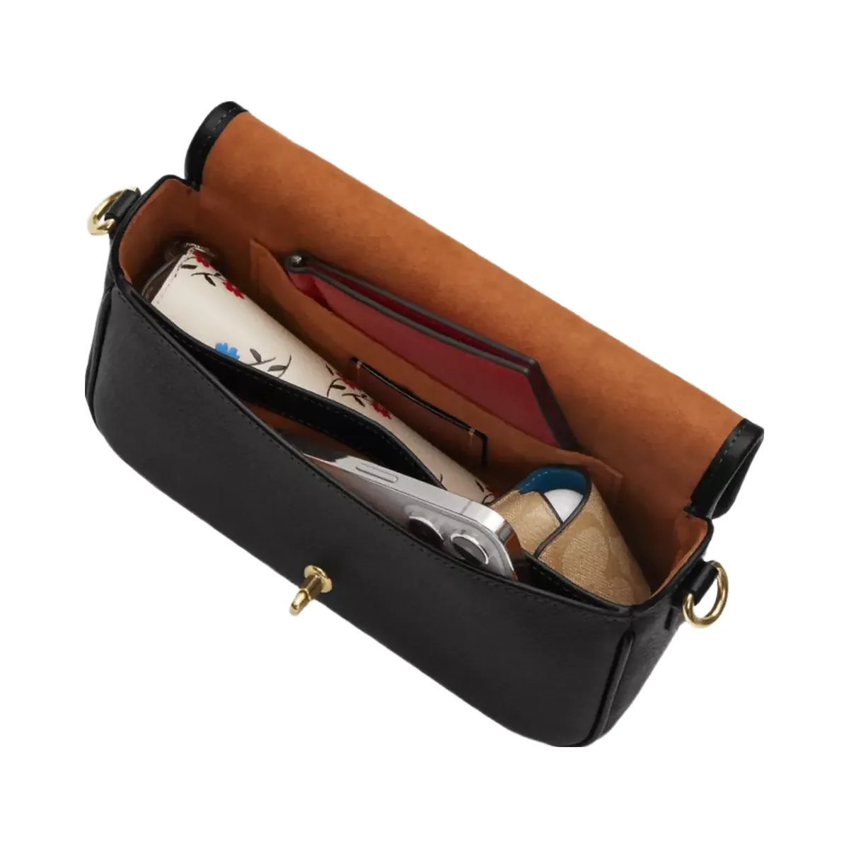 Coach Hadley Shoulder Bag in Gold Dark Stone