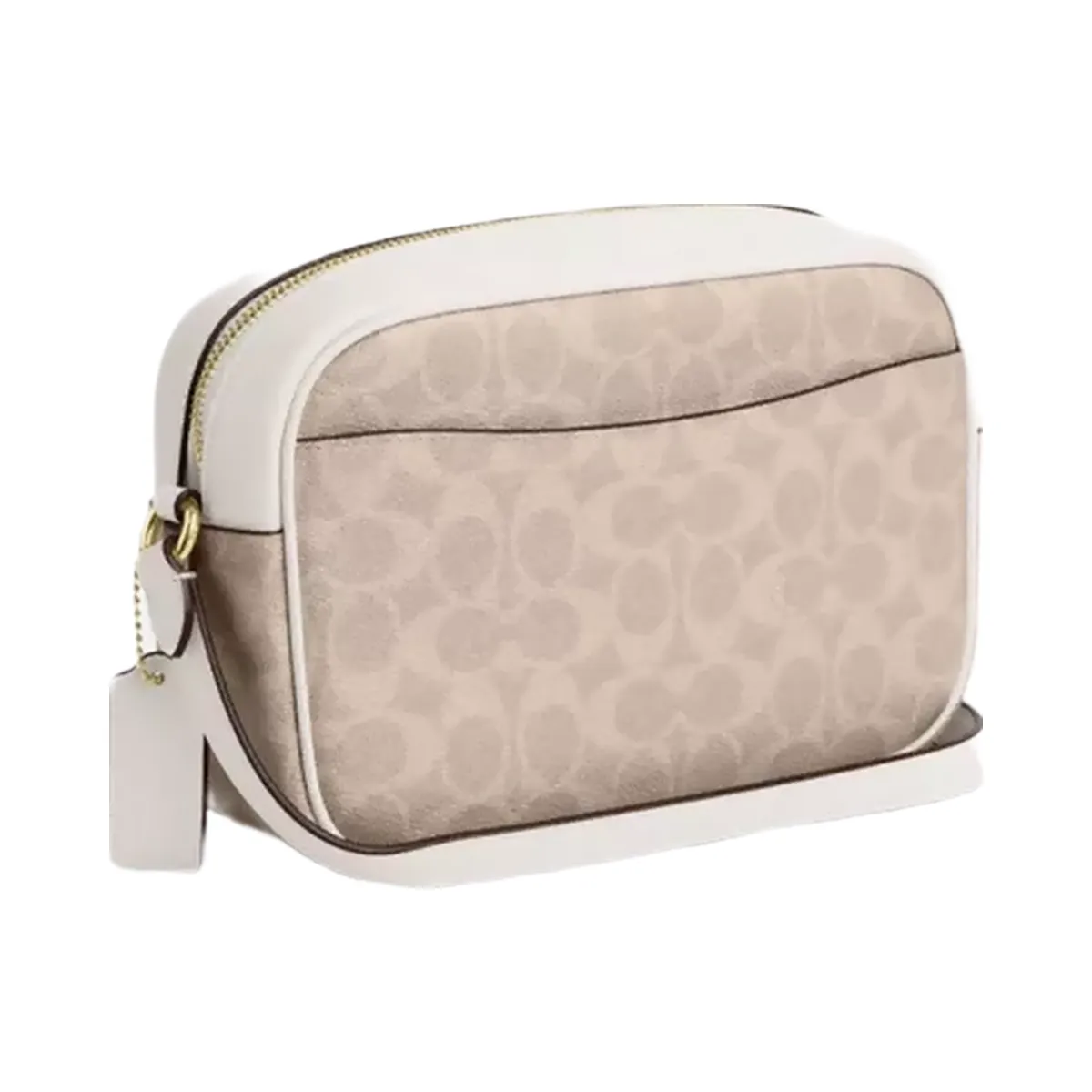 Coach Jamie Camera Bag In Signature Canvas in Gold Sand Chalk