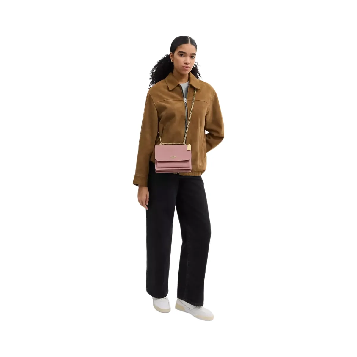 Coach Klare Crossbody Bag in Gold Pink Petal