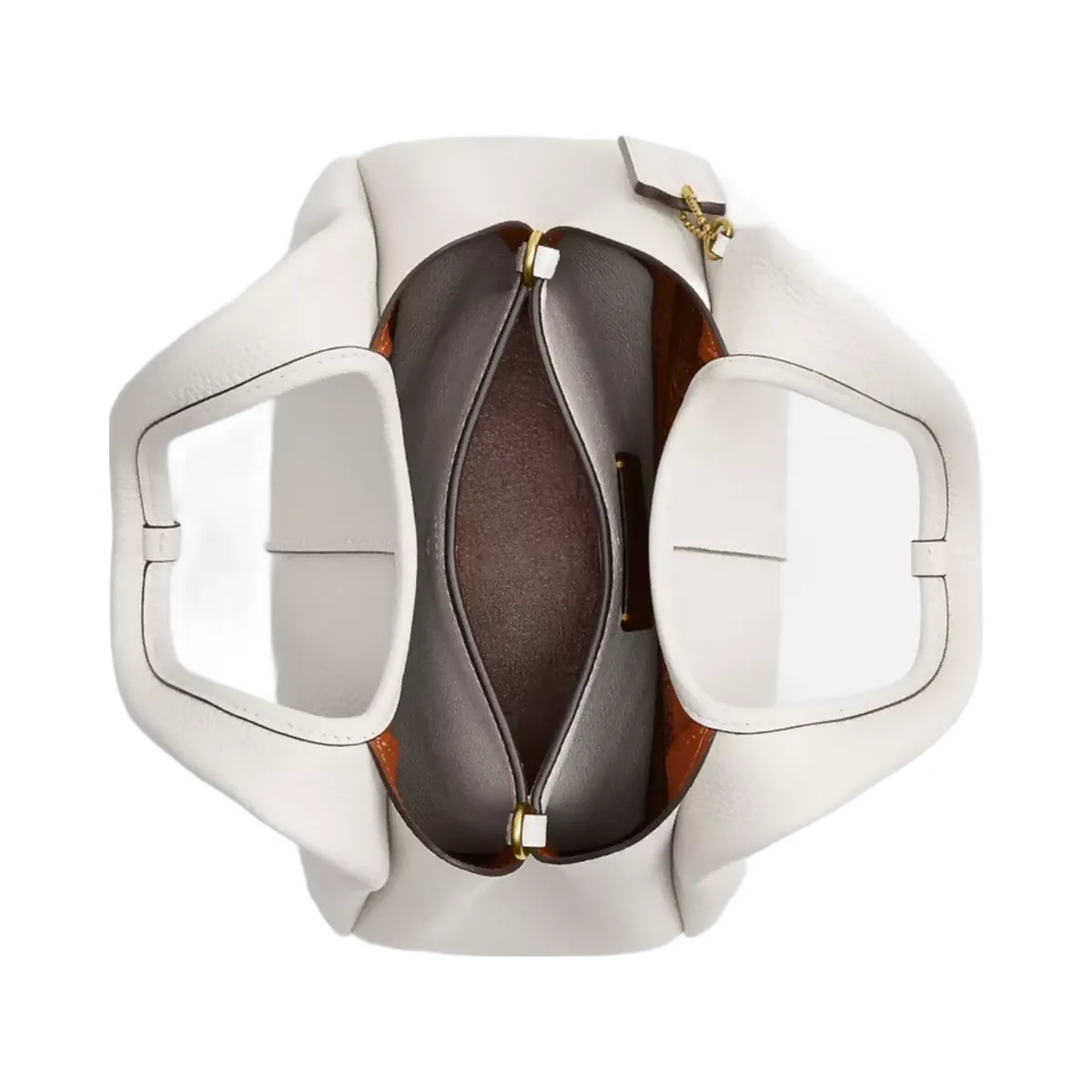 Coach Lana Shoulder Bag 23 in Brass Chalk