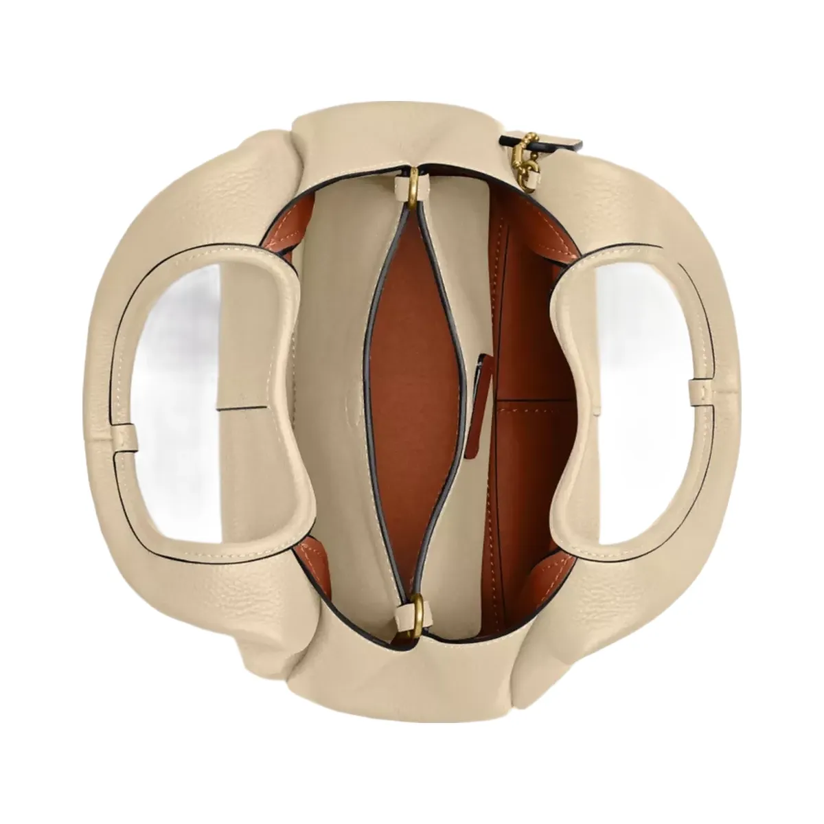 Coach Lana Shoulder Bag 23 in Brass Ivory