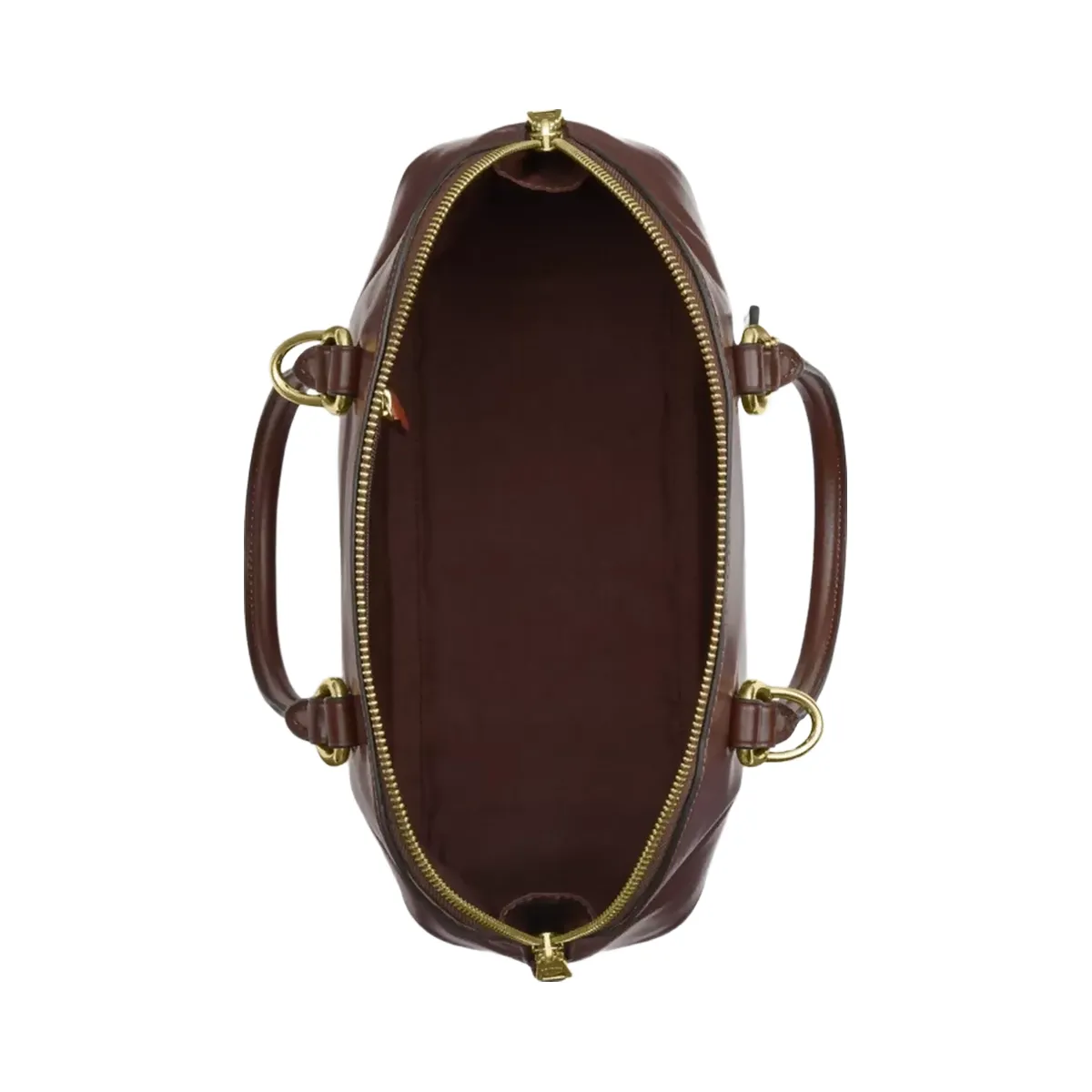 Coach Lara Satchel Bag in Gold Maple
