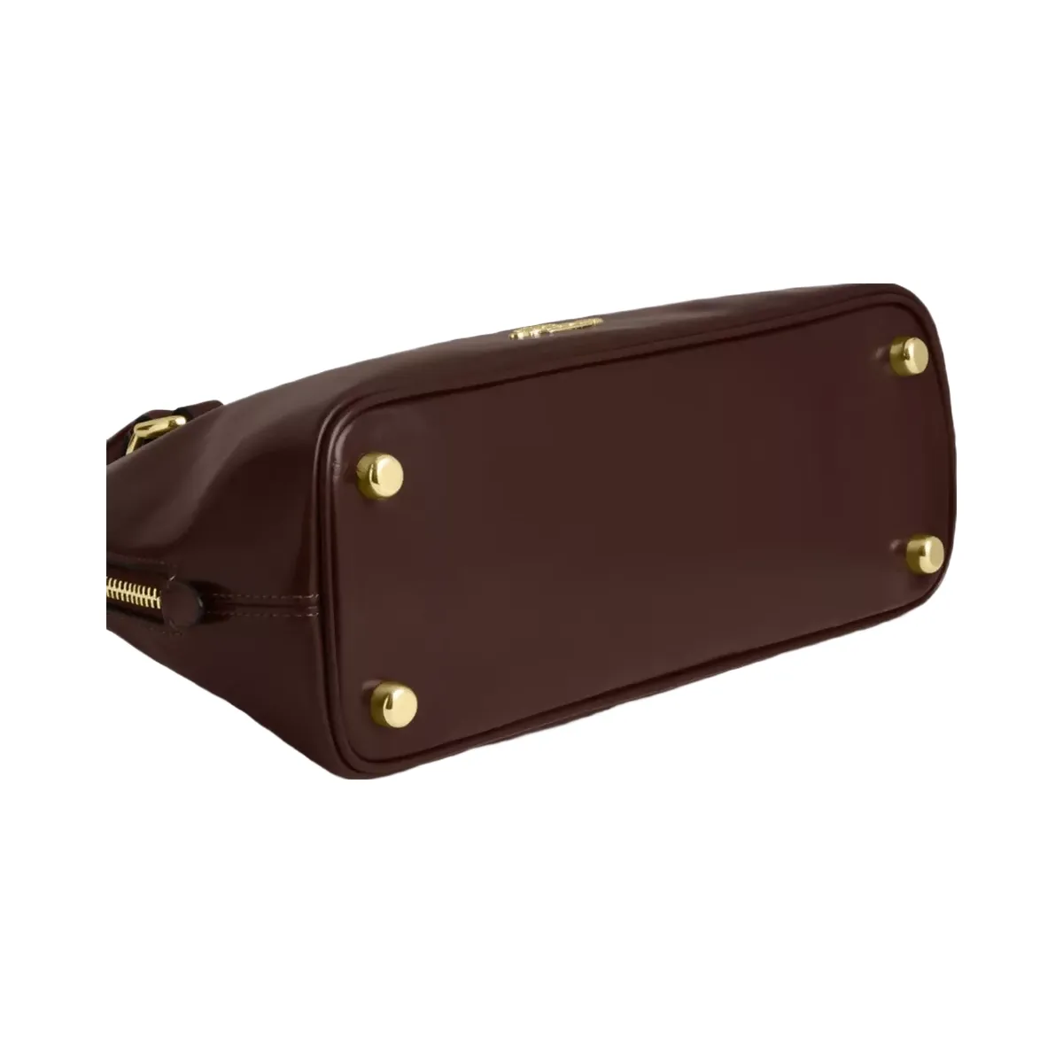 Coach Lara Satchel Bag in Gold Maple