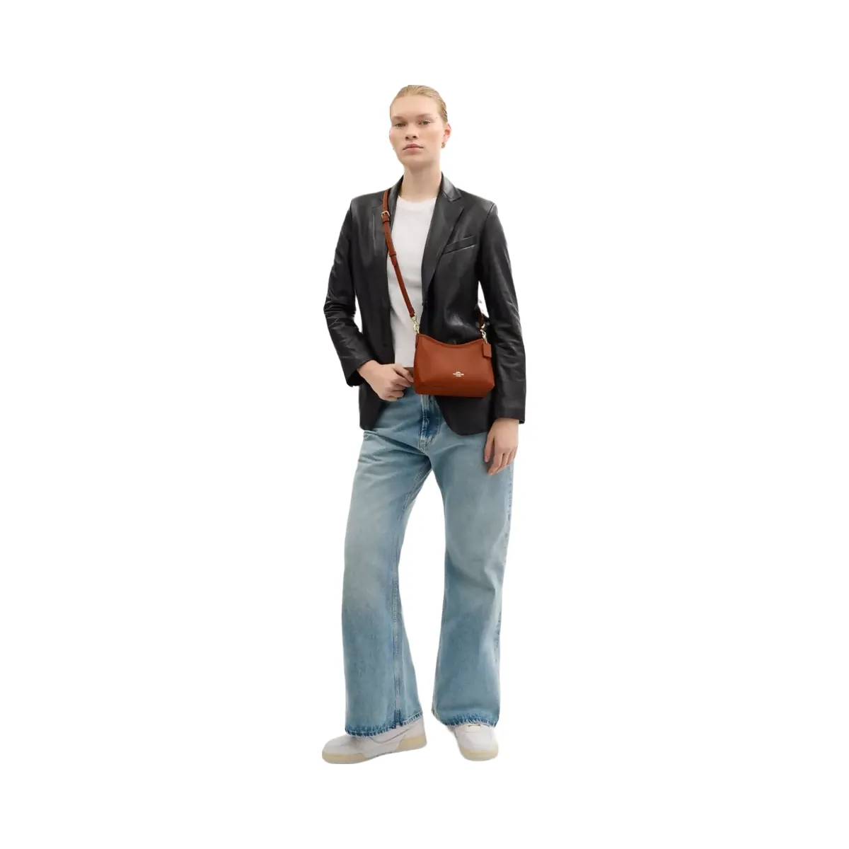 Coach Laurel Small Shoulder Bag in Gold Tan