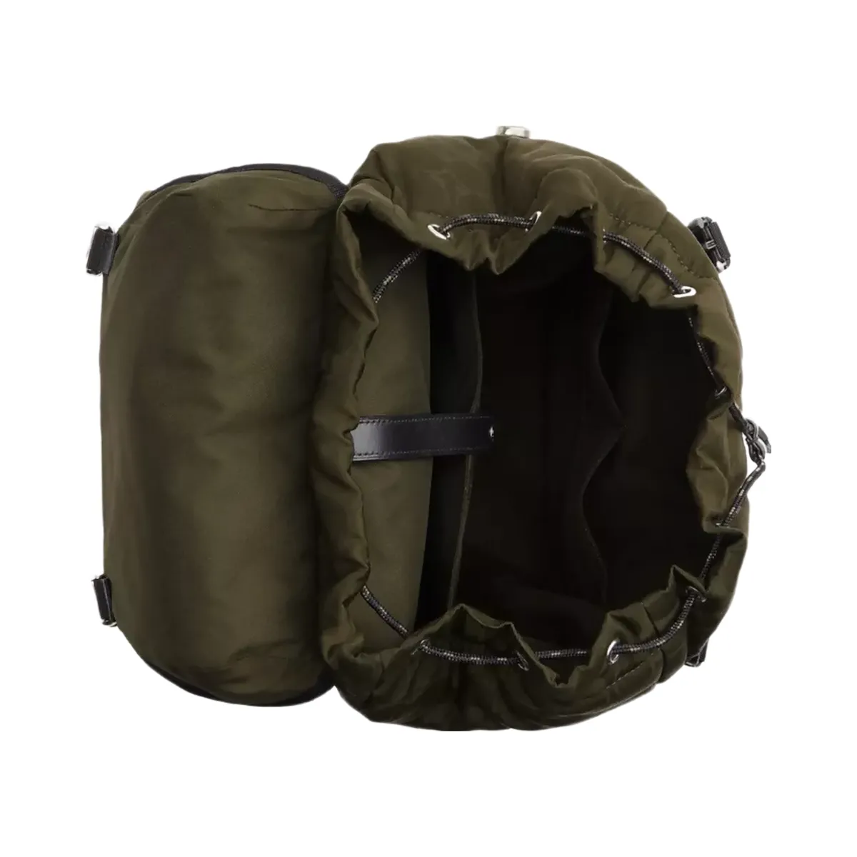 Coach Logan Backpack In Signature Nylon in Dark Moss