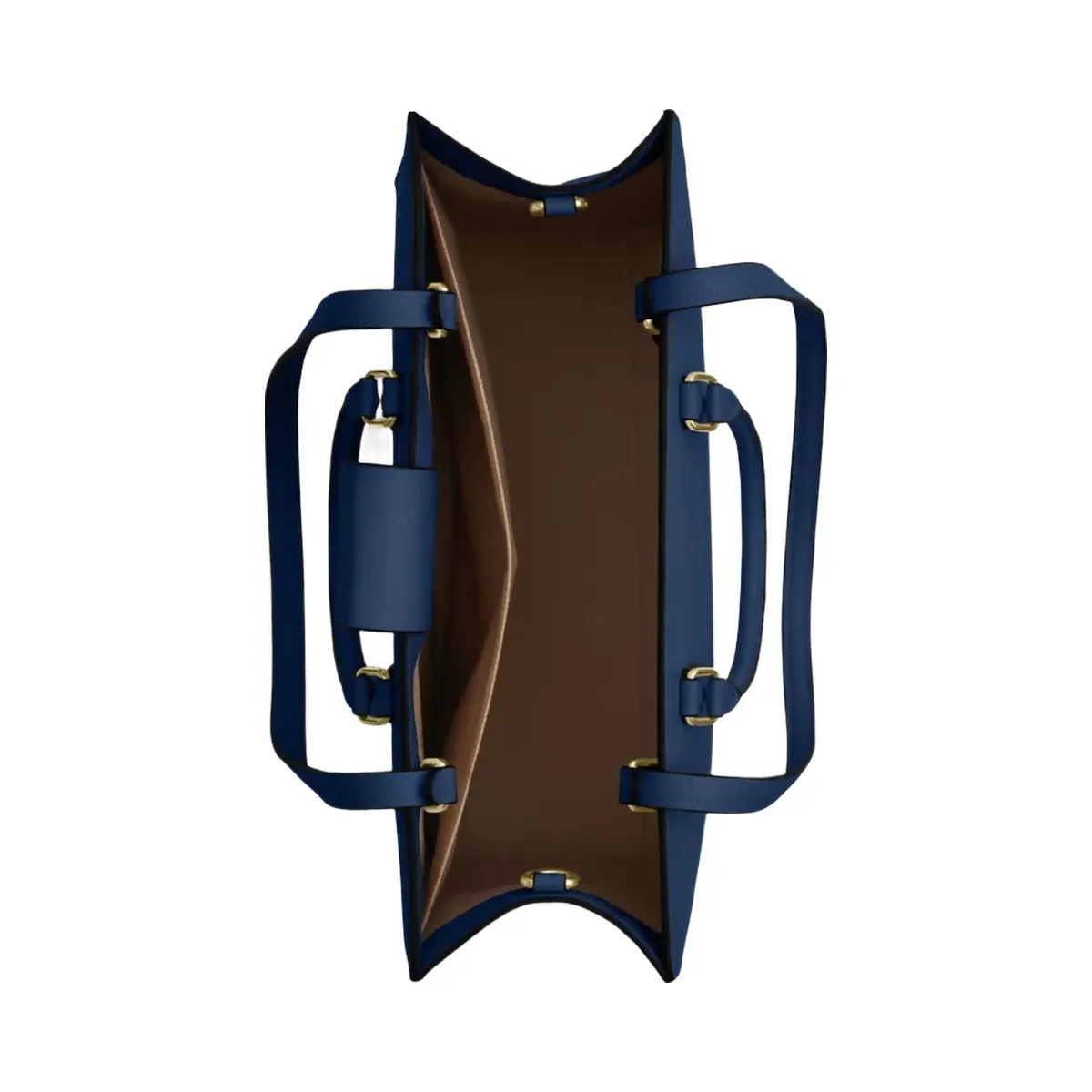 Coach Maggie Tote Bag in Gold Deep Blue