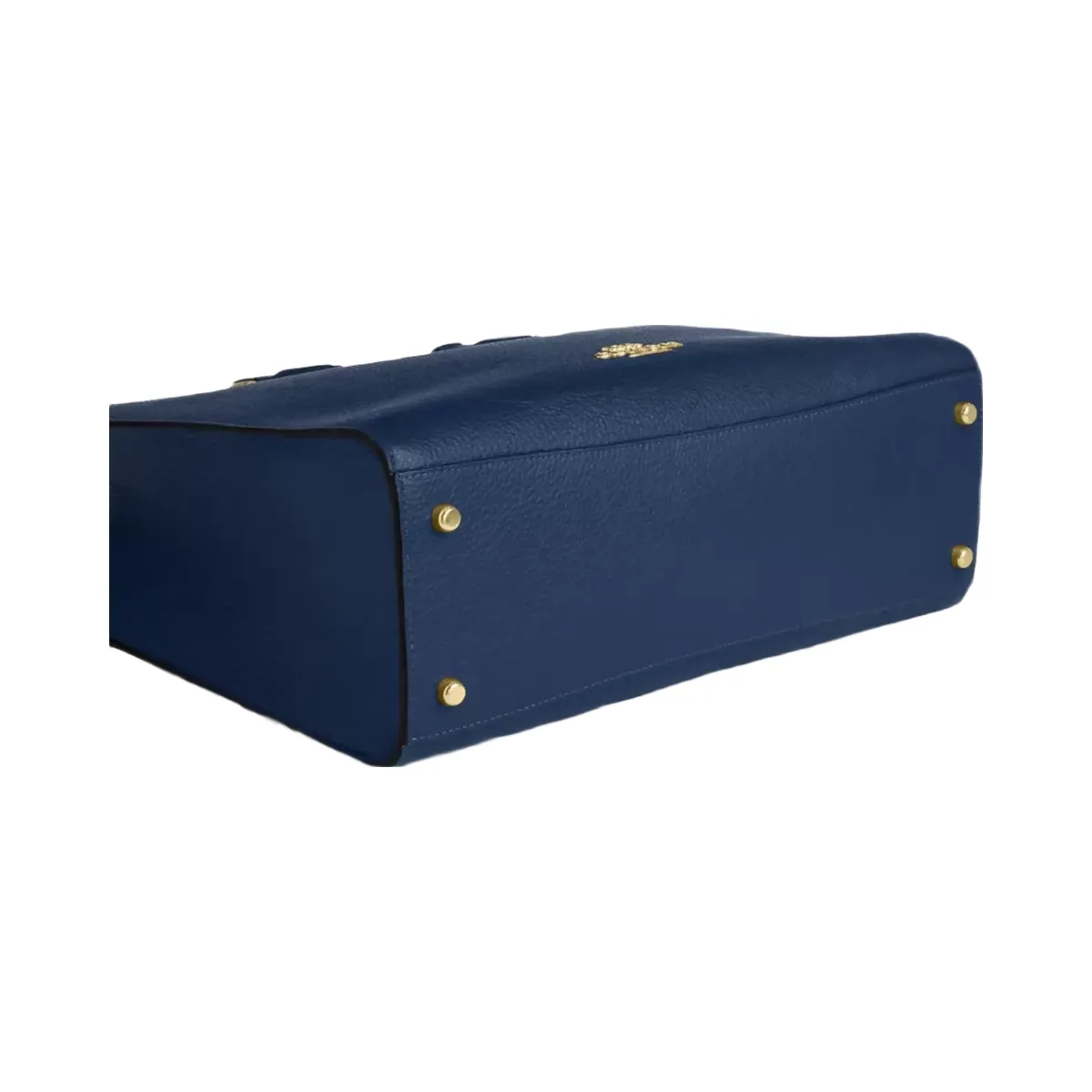 Coach Maggie Tote Bag in Gold Deep Blue
