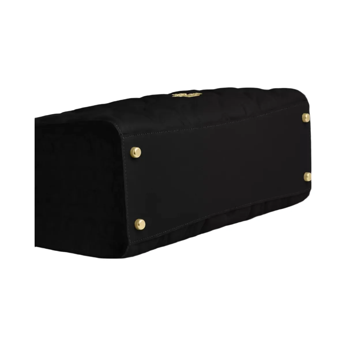 Coach Maggie Tote Bag In Signature Leather in Gold Black