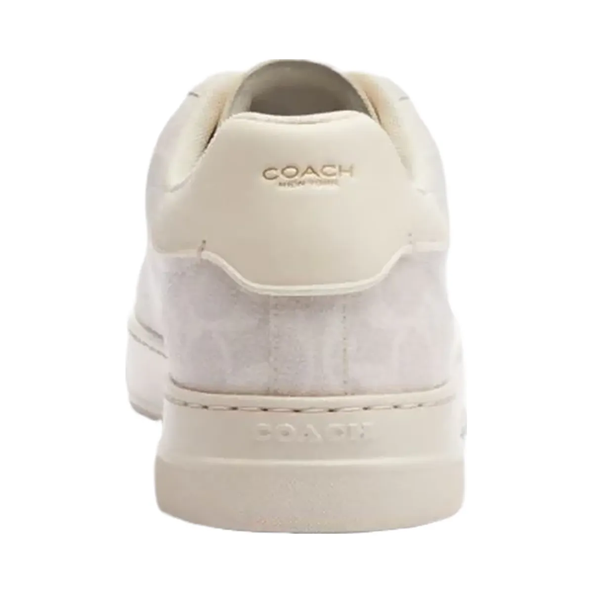Coach Men's High Line Sneaker In Signature Canvas Off White