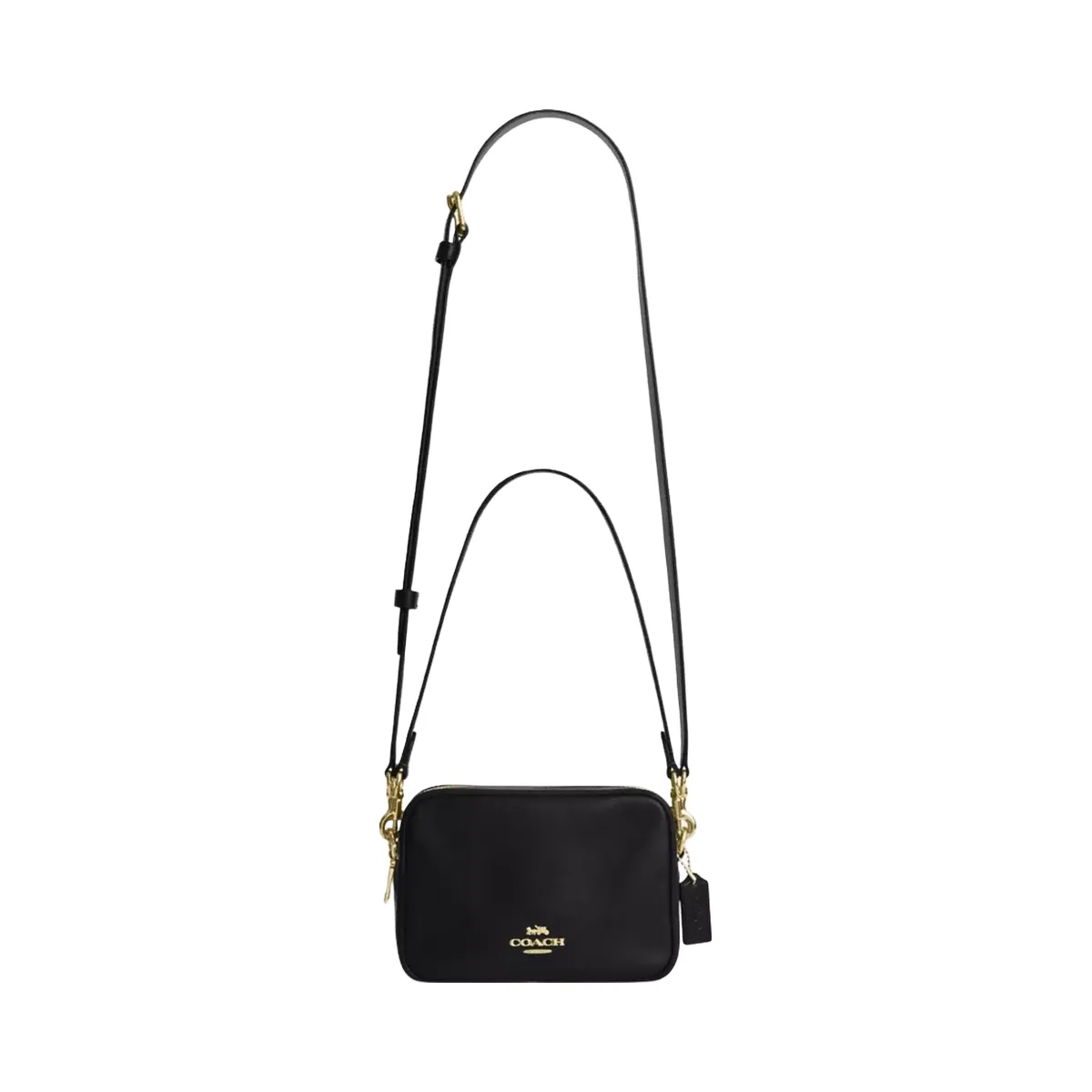 Coach Mini Carey Crossbody Bag in Gold Black