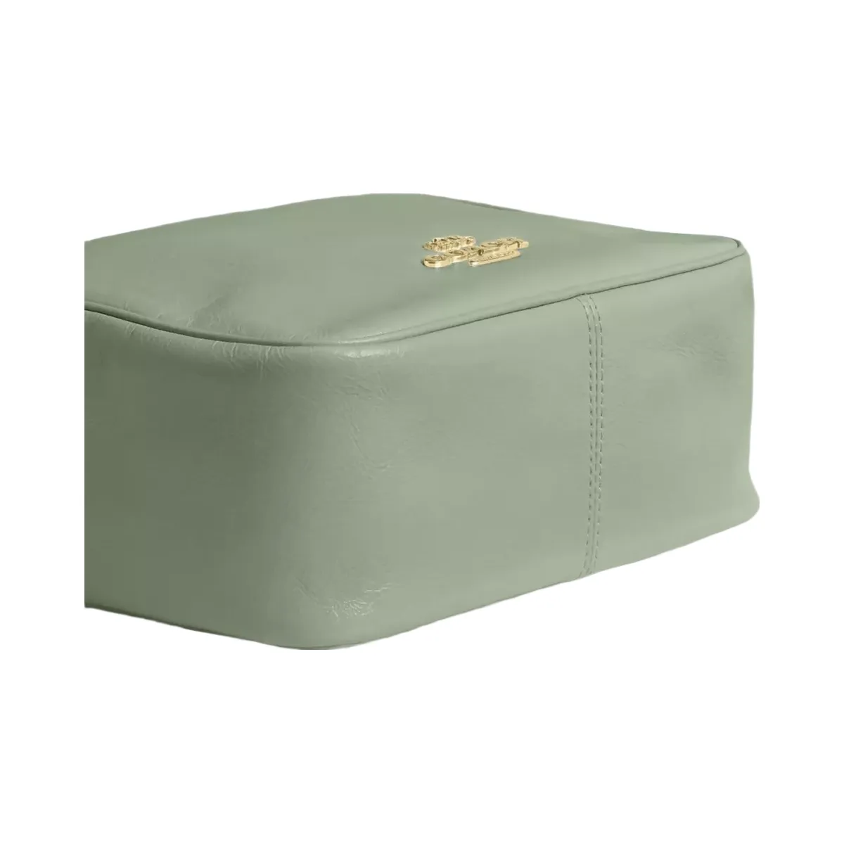 Coach Mini Carey Crossbody Bag in Gold Light Pistachio