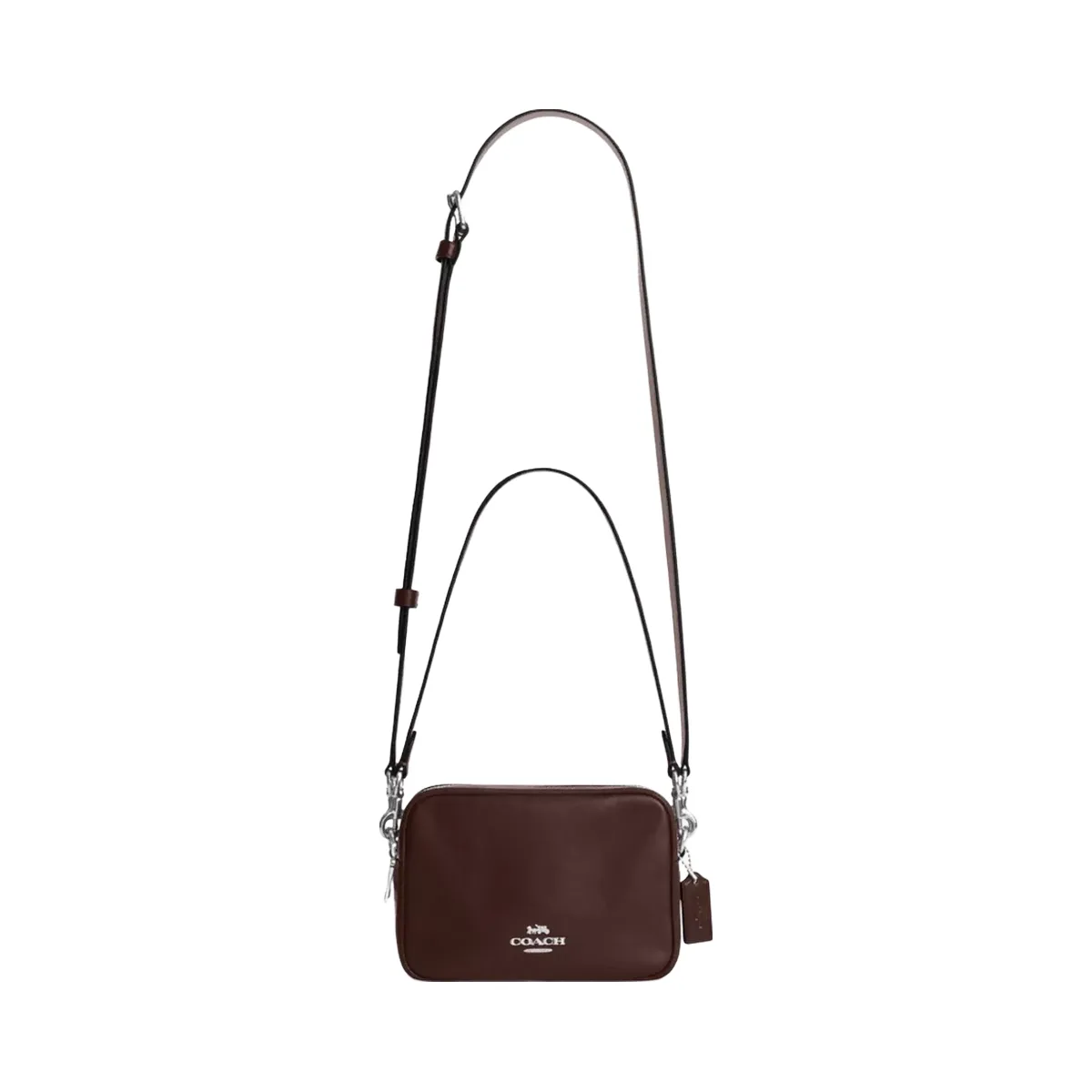 Coach Mini Carey Crossbody Bag in Silver Maple