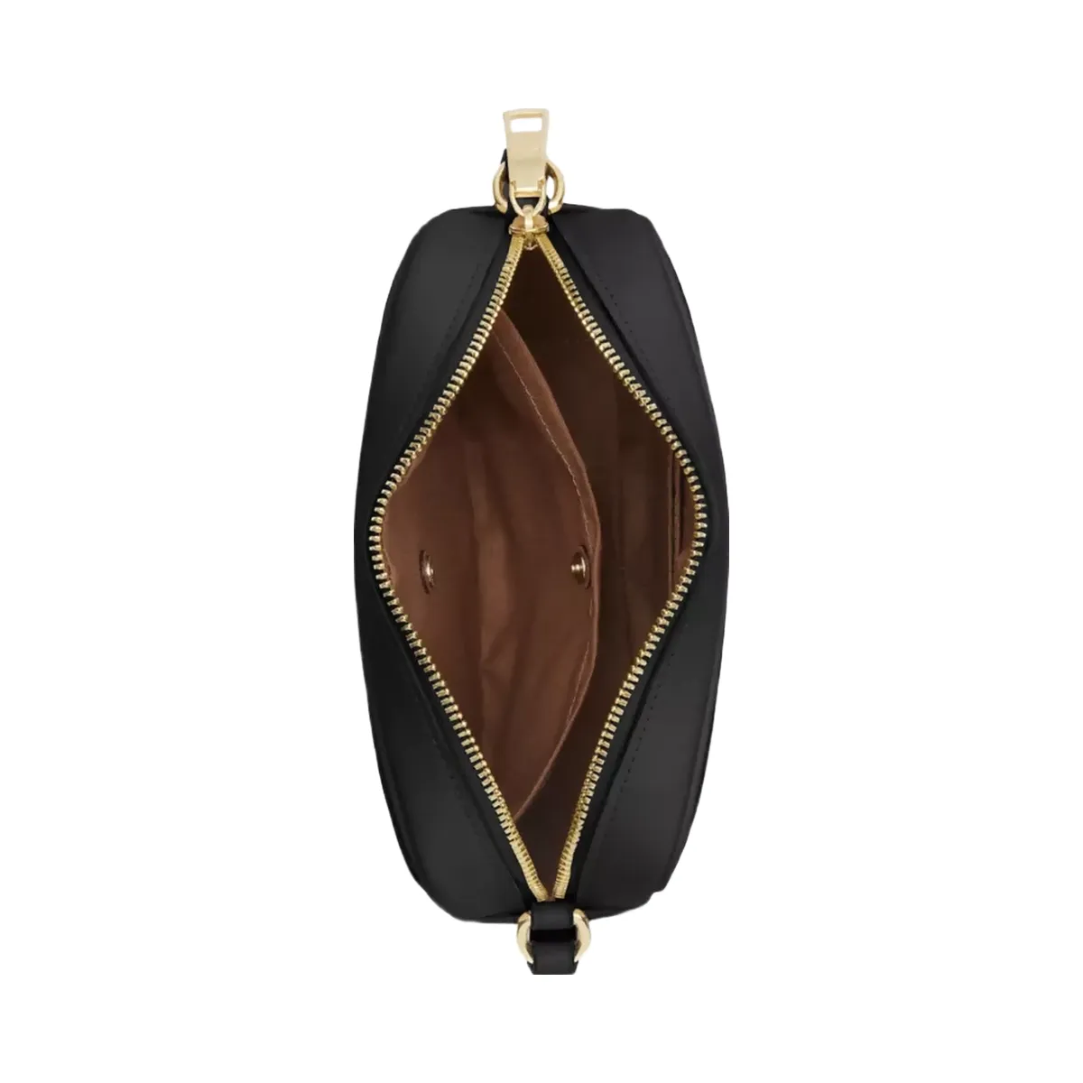 Coach Mini Jamie Camera Bag In Signature Canvas in Gold Walnut Black
