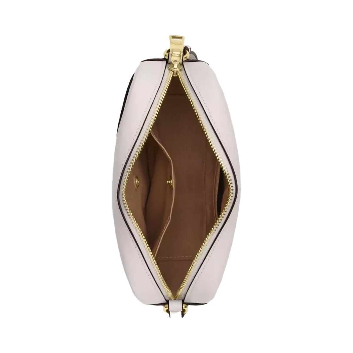 Coach Mini Jamie Camera Bag In Signature Canvas in Gold White Chalk