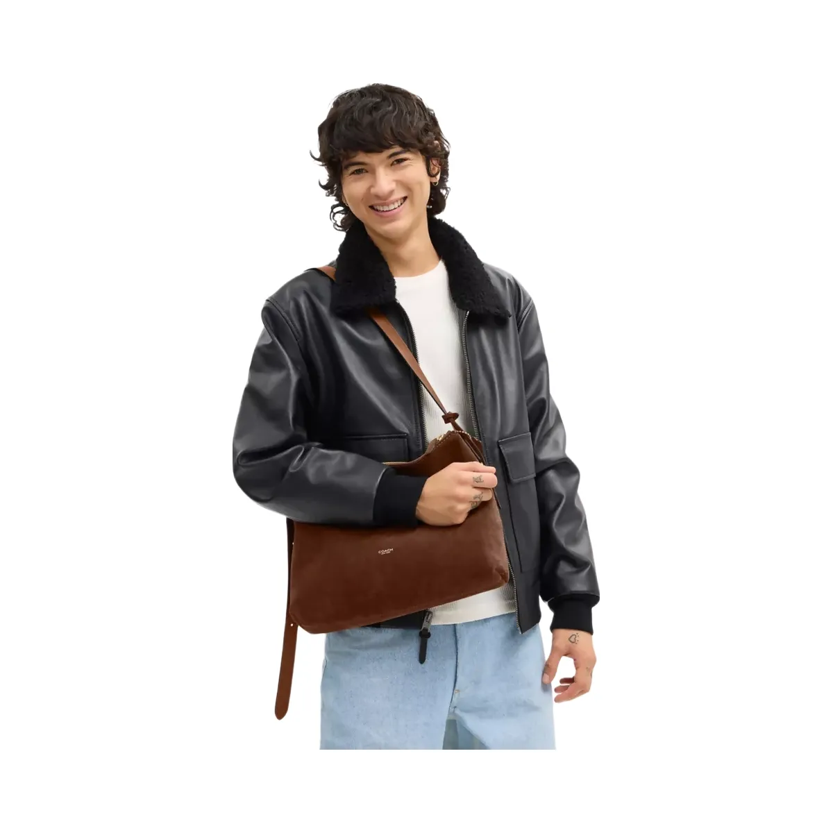 Coach Mott Messenger Bag 33 in Warm Brown