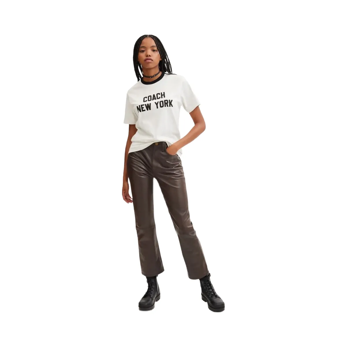 Coach New York T Shirt White