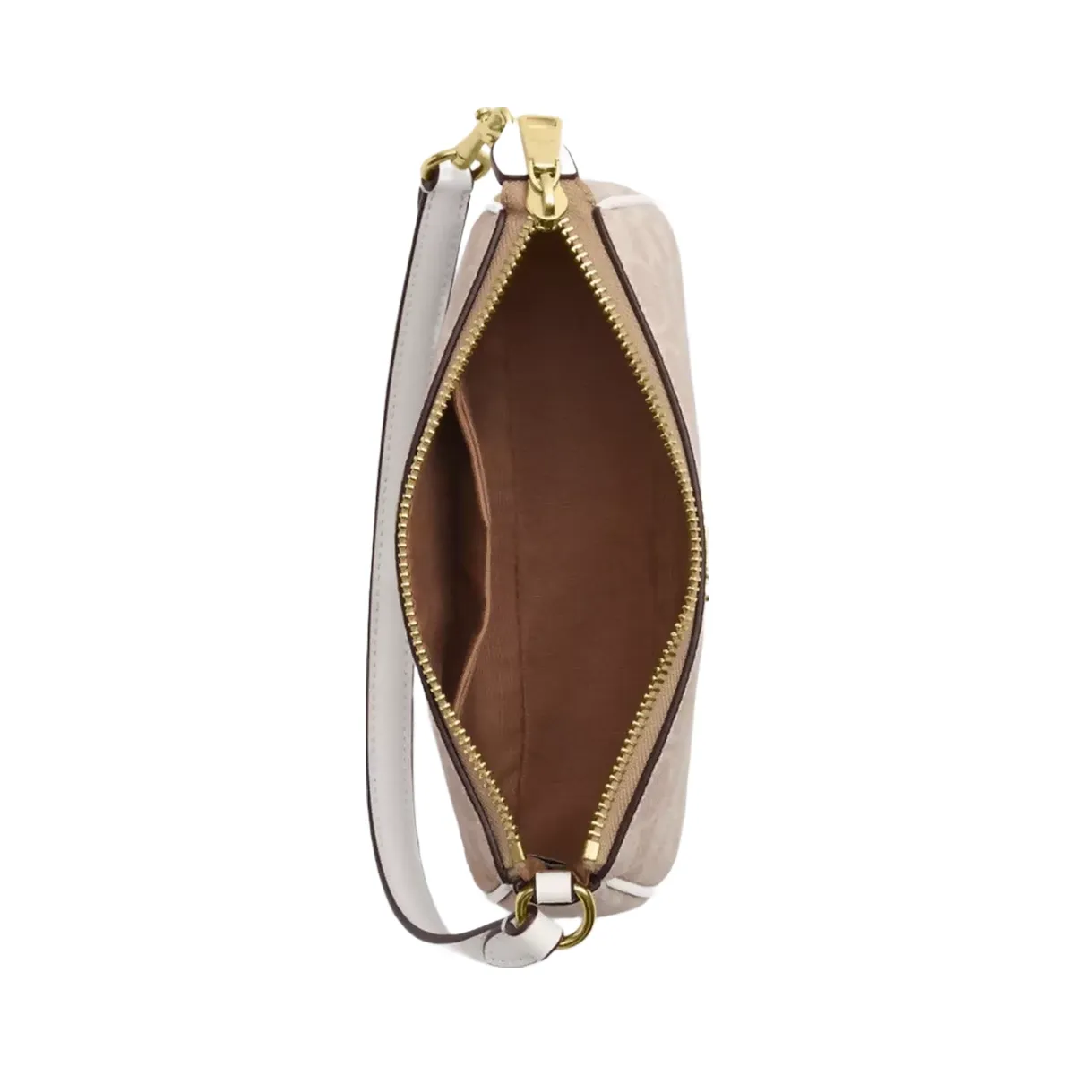Coach Nolita 19 In Signature Canvas in Gold Sand Chalk
