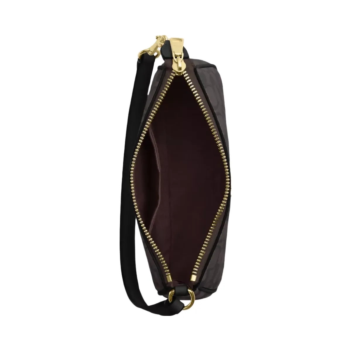 Coach Nolita 19 In Signature Canvas in Gold Walnut Black
