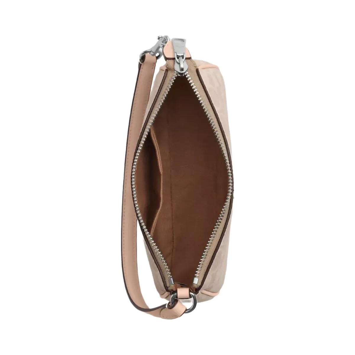 Coach Nolita 19 In Signature Canvas in Silver Sand Taupe