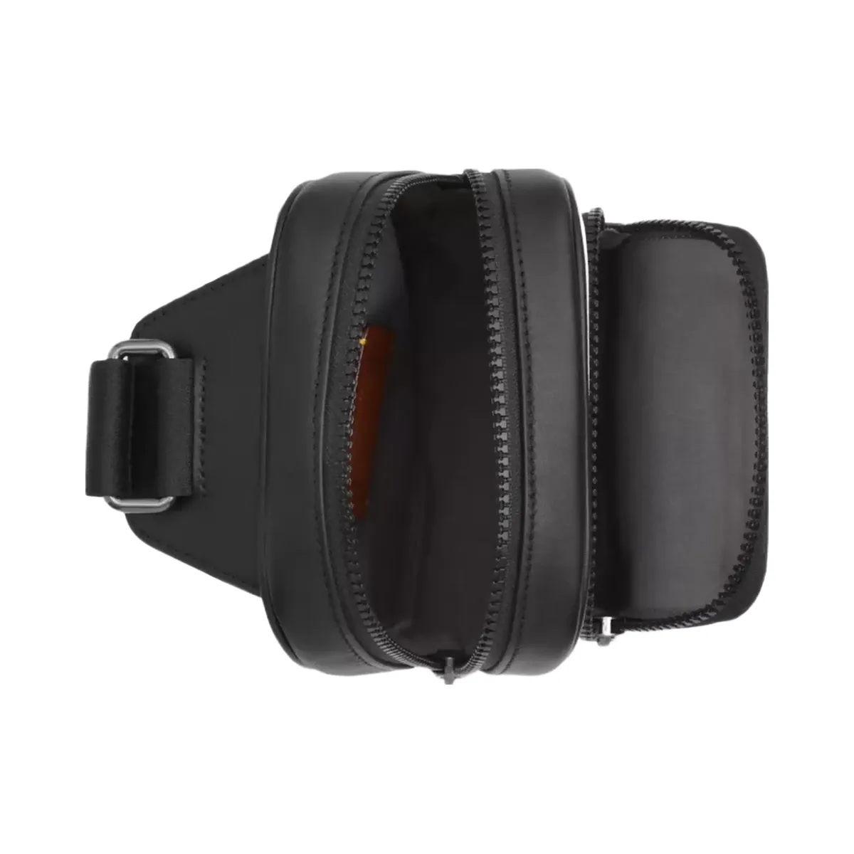 Coach Racer Sling Pack In Signature Canvas in Gunmetal Chalk Black