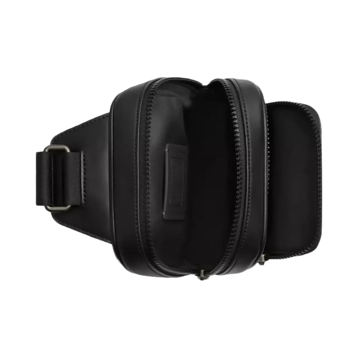 Coach Racer Sling Pack In Signature Canvas in Gunmetal Charcoal Black