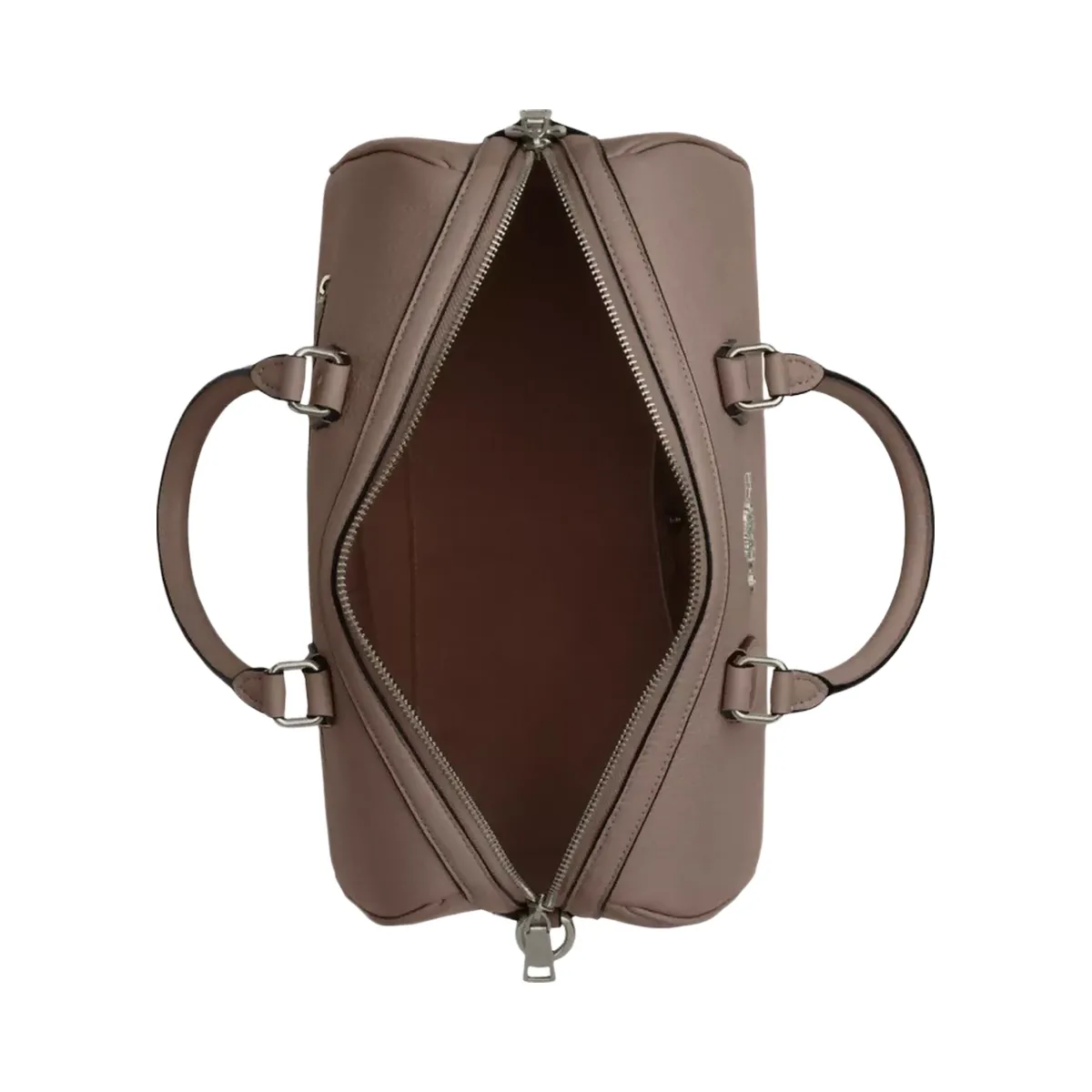 Coach Rowan Large Satchel Bag in Gunmetal Dark Stone