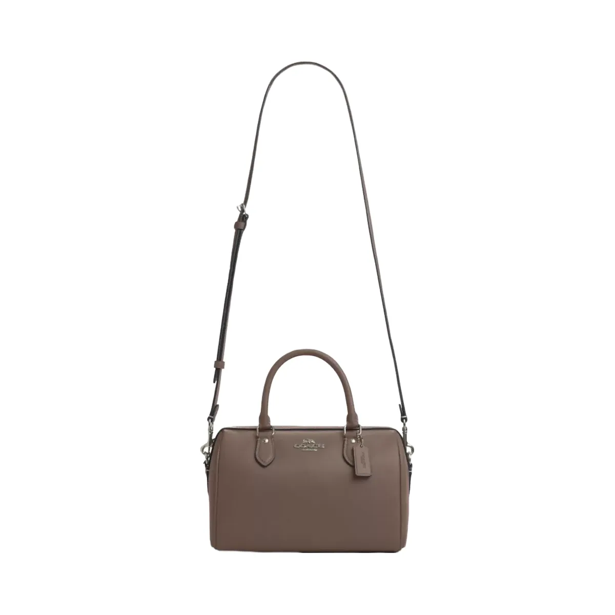 Coach Rowan Satchel Bag in Gunmetal Dark Stone