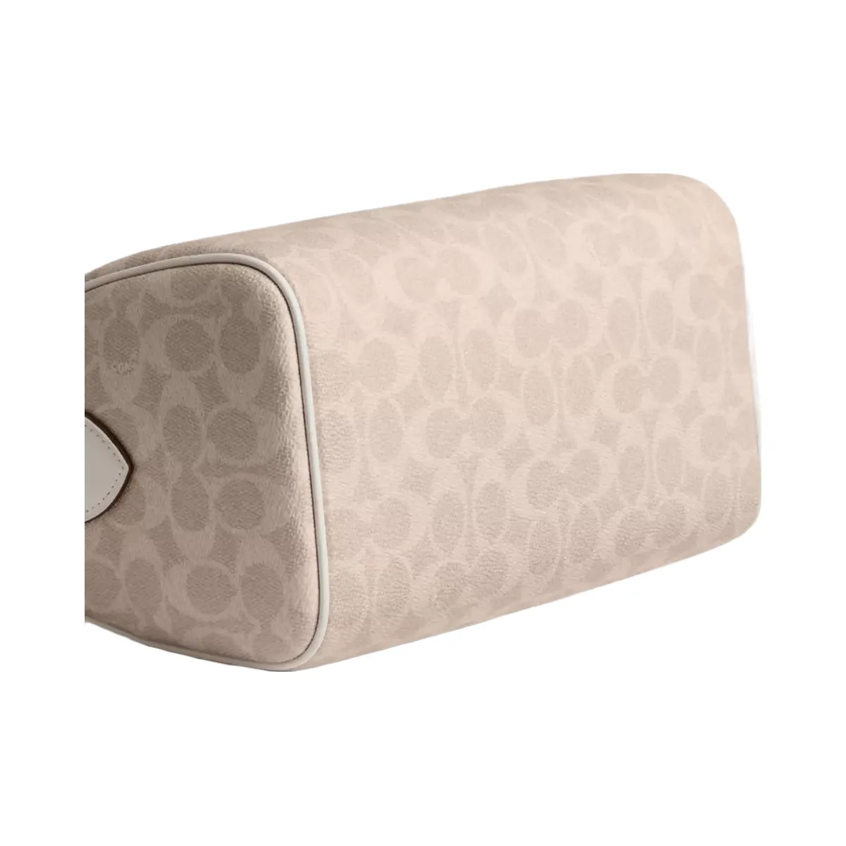 Coach Rowan Satchel Bag In Signature Canvas in Gold Sand Chalk