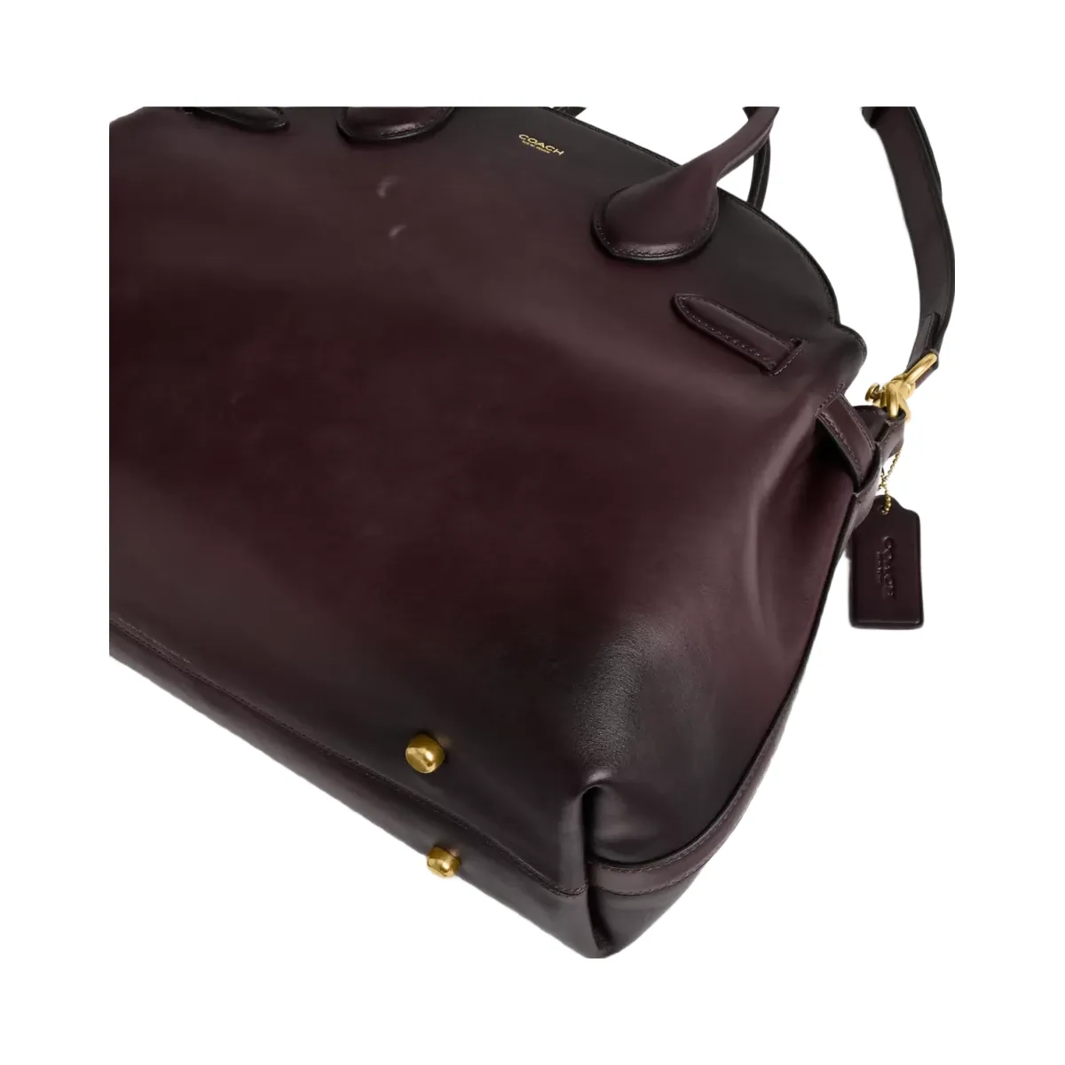 Coach Soft Empire Carryall Bag 40 in Brass Merlot