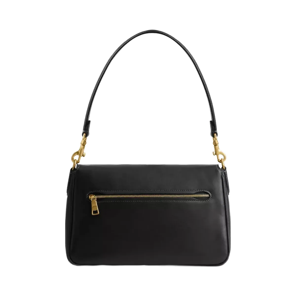 Coach Soft Tabby Shoulder Bag in Brass Black