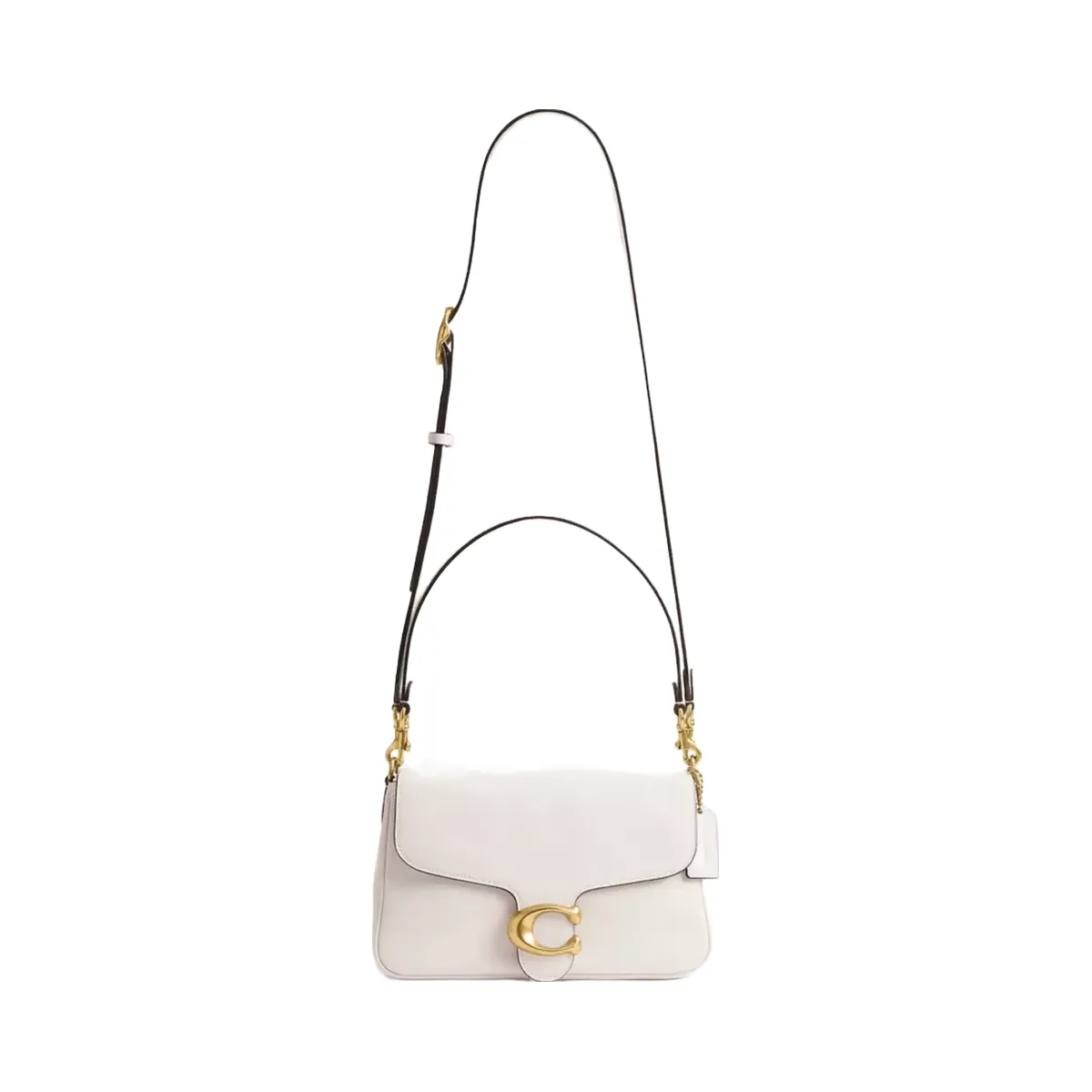 Coach Soft Tabby Shoulder Bag in Brass Chalk