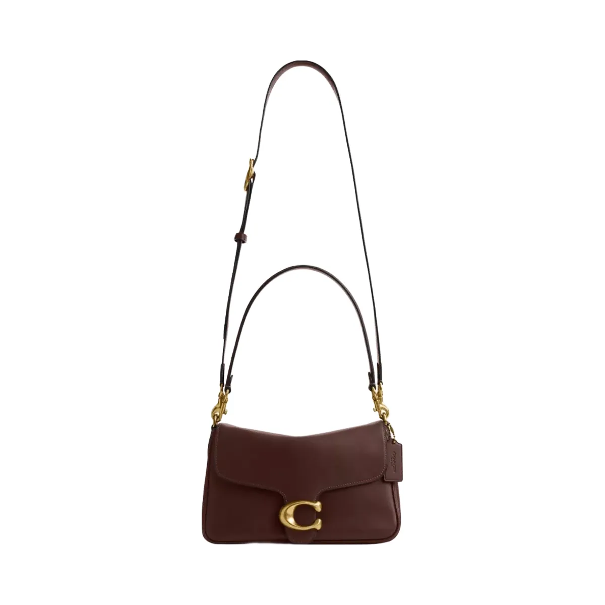 Coach Soft Tabby Shoulder Bag in Brass Maple