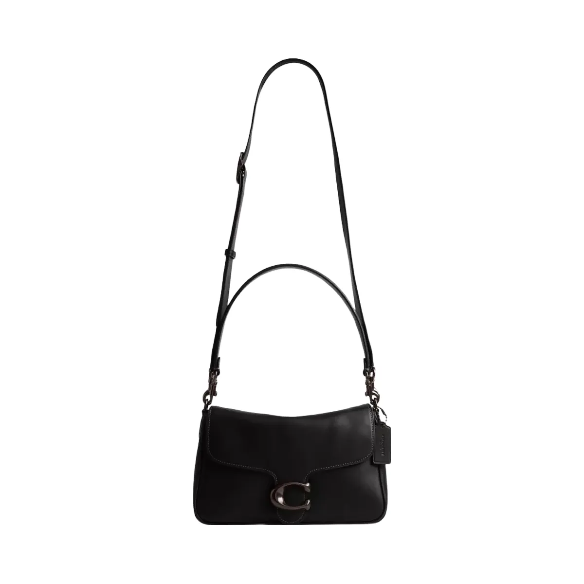 Coach Soft Tabby Shoulder Bag in Pewter Black